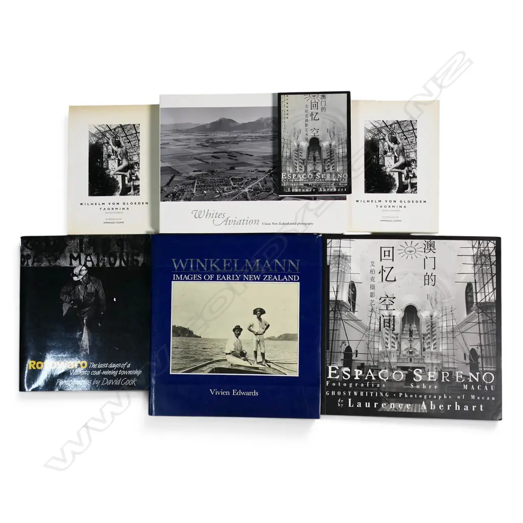 SIX PUBLICATIONS ON NZ PHOTOGRAPHERS - WHITE'S AVIATION Image 1++